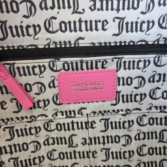 Juicy Couture Wordplay Pink Backpack Juicy Pink NWT Heart Coin Pouch Logo main image 9